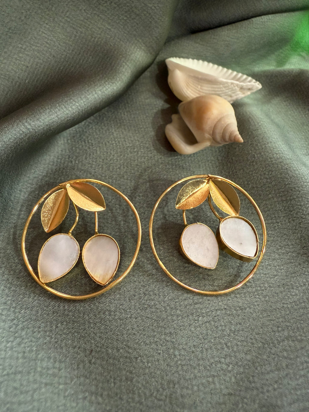 Incircle Gold Statement Earrings