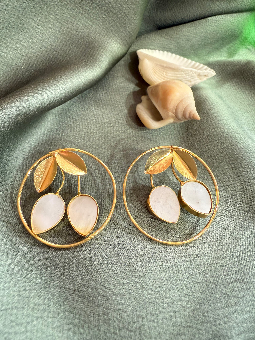 Incircle Gold Statement Earrings