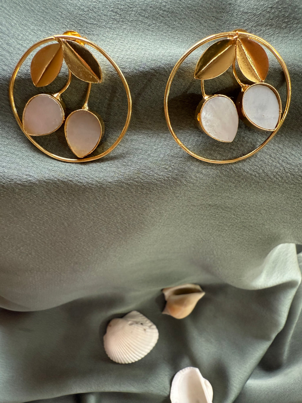 Incircle Gold Statement Earrings