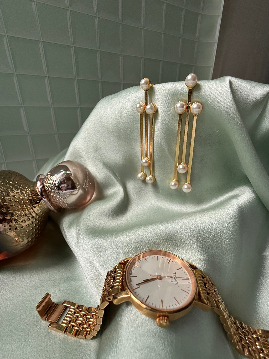 High Tower Gold Statement Earrings