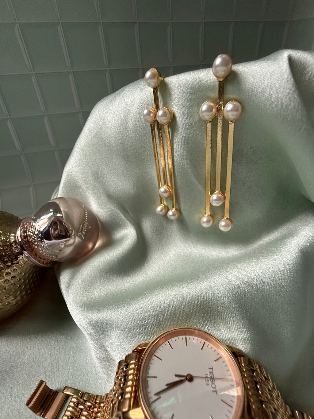 High Tower Gold Statement Earrings