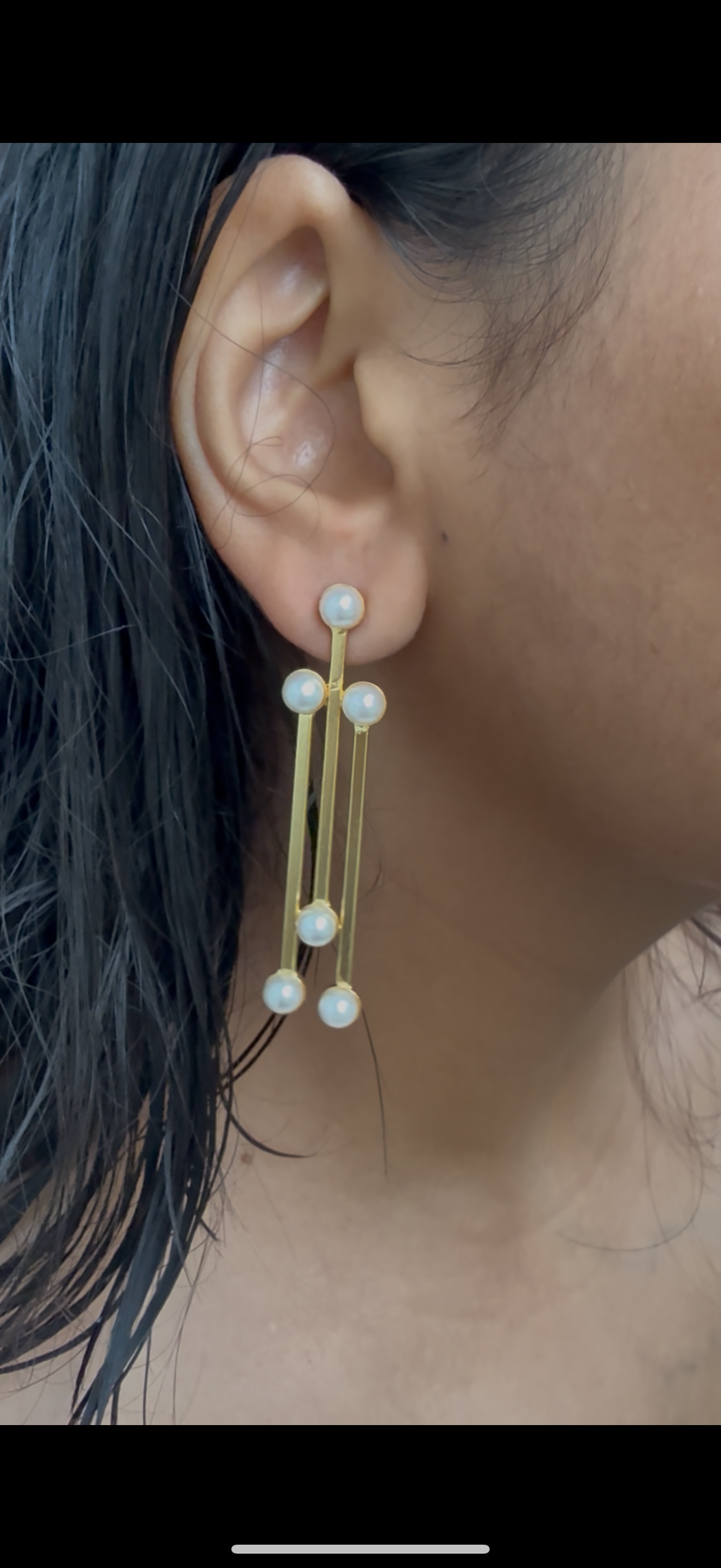 High Tower Gold Statement Earrings