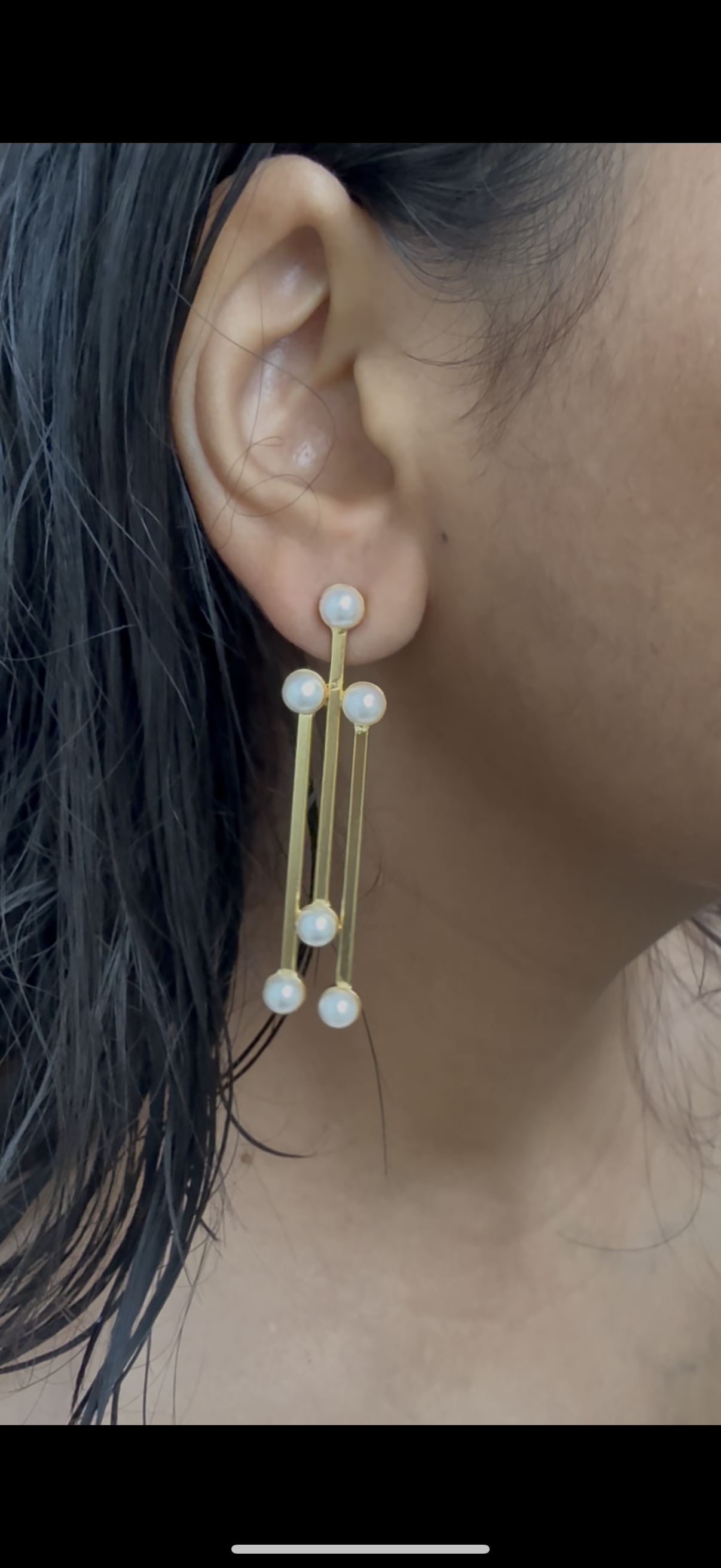 High Tower Gold Statement Earrings